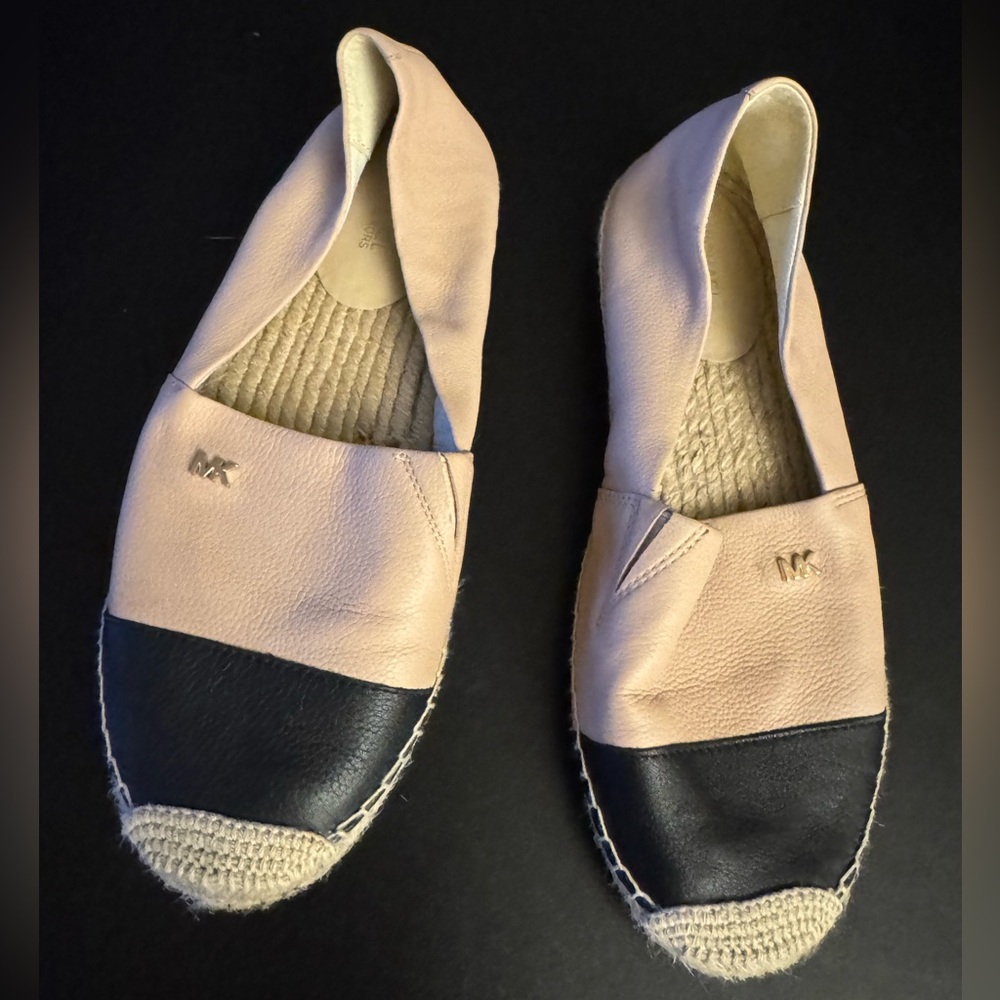 Michael Kors Tan and Black Espadrilles